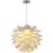 Canada 1 Light 21 inch White Chandelier Ceiling Light